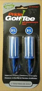 🔥 Pride - Golf Tee - Soft Performance Tees - Pack Of 2 - 3 1/4" Blue/White - Picture 1 of 2