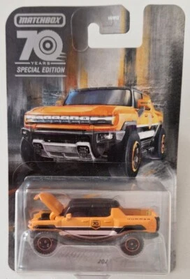 Matchbox FWD28-HMV15 Hummer EV orange matt - 70 Years Special Edition 3/5 OVP - Bild 1 von 2