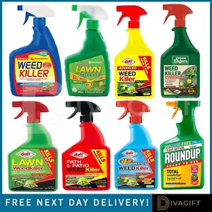 WEEDKILLER LAWN WEED KILLER PATH PATIO ROOT WEEDS KILLER SPRAY EXTRA STRONG NEW - Picture 1 of 93