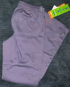 Landau ProFlex Scrub Pants Womens Xs Gray Soft Stretch NWT - Picture 1 of 4