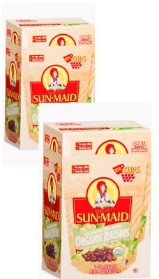 Sun Maid Califronia Organic Raisins 100% Natural 2 Pack - 4 lbs, Total 8 LB  - Image 1 of 3