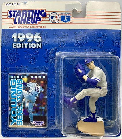 Starting Lineup MLB Hideo Nomo  Grey 1996 Edition Factory Sealed Original New Cover