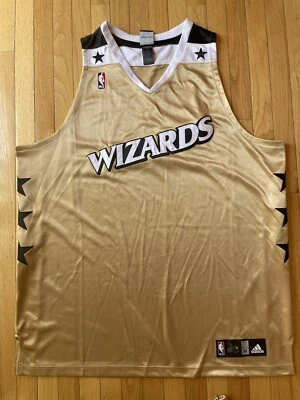 NWOT 2007 Authentic Adidas Washington Wizards Blank  Alternate Jersey Size 56 - Image 1 of 4