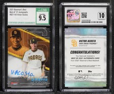 2021 Bowman's Best of Victor Acosta #B21-VA CSG 9.5 Gem Mint Auto