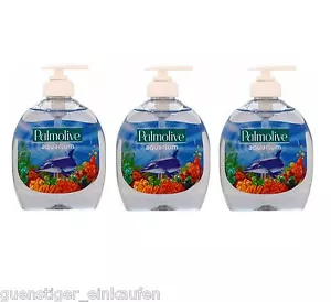 3x 300ml Palmolive aquarium flüssige Handseife praktischer Spender Fische Delfin - Bild 1 von 1