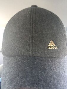 Adidas Women’s Originals Metal Strapback Hat/Cap Gray/Gold Logo