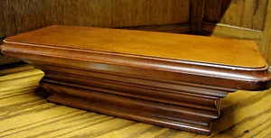The Bombay Company 12"x3.75"x4.5" Mahogany Wood Accent Wall Floating Shelf 832 - Picture 1 of 8