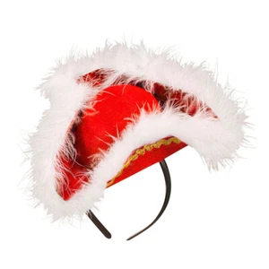 Mini Trident Hat - Red - Guard Hat Dance Fairy - Picture 1 of 3
