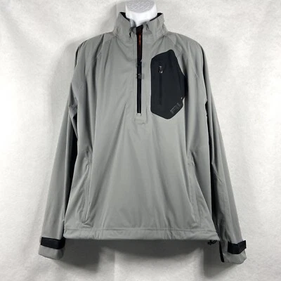 RLX Ralph Lauren Golf Jacket Men’s Large Gray 1/4  Zip Lightweight Pockets NWOT - Image 1 of 4