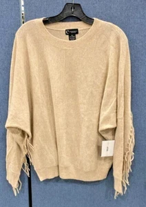 NUEVO CON ETIQUETAS SUÉTER DE CACHEMIR PARA MUJER C BLOOMINGDALE'S TALLA XL - Imagen 1 de 5