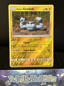 Pokemon Karte Alolan Geodude 35/181 Team Up REVERSE HOLO NM - Bild 1 von 2
