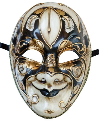 Venezianische Maske Gesichtsmaske Joker Herren Karneval Fasching Maskerade - Bild 1 von 4