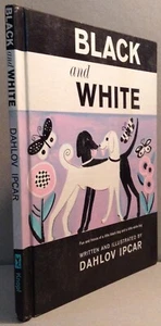 *uncmn* DAHLOV IPCAR- 1963- BLACK AND WHITE (hrdcvr) - MAINE ARTIST, orig., A+ - Picture 1 of 4
