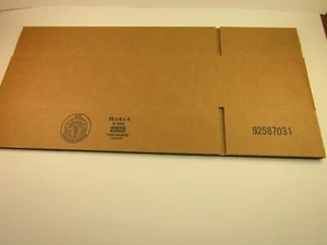Lot of 5 Shipping Boxes 16x6x4 Corrugated Cardboard Packaging Box Uline S-4990 - Picture 1 of 3