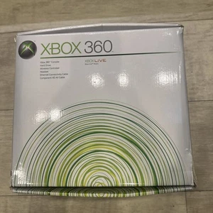 Vintage Xbox 360 Weiß HDD Konsole mit Box ungetestet komplett mit verschiedenen Spielen - Bild 1 von 14