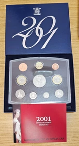 2001 Royal Mint UK Proof Coin Set - Picture 1 of 6