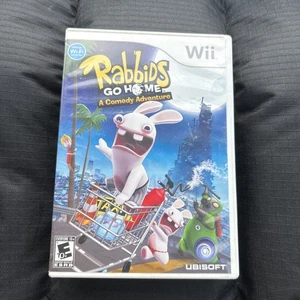 Rabbids Go Home (Nintendo Wii, 2009) Completo CIB Probado Funcionando - Imagen 1 de 9