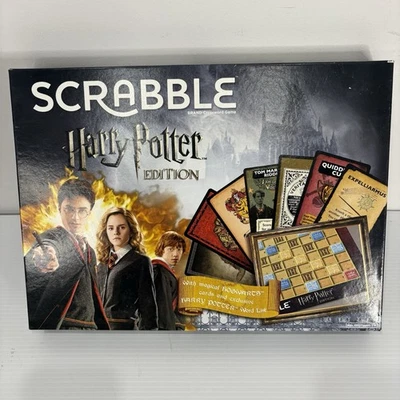 Scrabble Harry Potter Edition Board Game Kids Game Collectable - Image 1 of 4