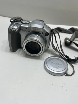 Canon PowerShot S2 IS 5.0MP Digital Camera Silver Parts Or Repair Only - Image 1 of 4