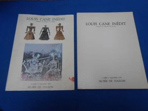 Louis Cane inédit Peintures et sculptures de l'atelier Exposition du 4 - Picture 1 of 2