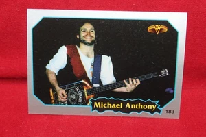 Argentina Ultra Figus Rock Sticker Card #183 Michael Anthony Van Halen - Picture 1 of 2