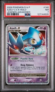 Pokemon Azelf Lv.X Legends Awakened Holo Ultra Rare #140 PSA 7 NEW CERT - Picture 1 of 3