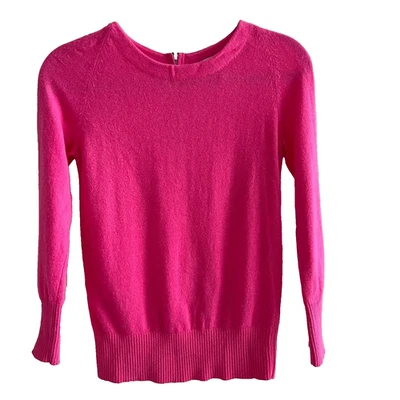 Suéter Diane Von Furstenberg Noa Rosa Caliente Mezcla Lana Cachemira Foto 1 de 4