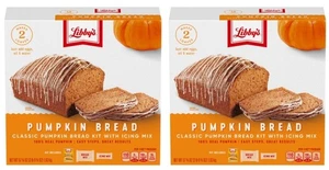 Libby's Pumpkin Bread Kit with Icing Mix Makes 2 Loaves, 56.1 oz (2 Boxes) - Picture 1 of 2