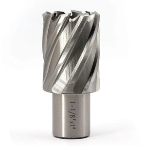 Cortador anular 3/4 pulgadas vástago Weldon 1-1/8 diámetro de corte 1 profundidad de corte con... - Imagen 1 de 5