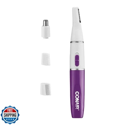 Recortadora de vello facial todo en 1 Conair para mujer, perfecta para rostro, oreja/nariz y Foto 1 de 4