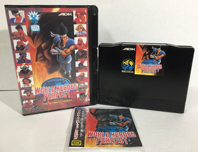 JPN World Heroes Perfect NEO GEO AES Complete CIB Japan NEOGEO Tested SHIPS USA