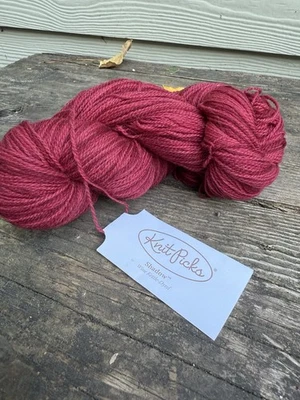 Teñido 50g/440yds Hervidor de Vino 100% Encaje Merino Selecciones Teñido Lote 86540 Foto 1 de 3
