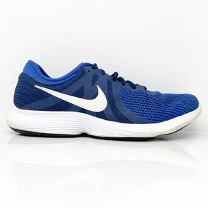 nike men's revolution 4 navy blue running shoes