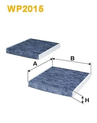 Filtro de cabina de polen interior de carbono WIX WP2015 se adapta a Alpina BMW Rolls Royce Foto 1 de 1