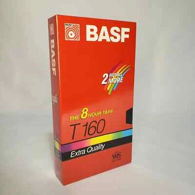 BASF T160 EQ VHS TAPE, 8HR EP, NEW - Image 1 of 2