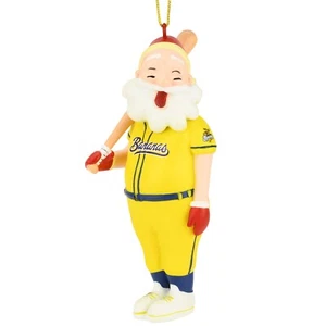 Tree Buddees x Savannah Bananas Santa Baseball Ornament Ball Sports Georgia Game - Picture 1 of 5