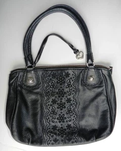 Vintage 2011 Authentic Brighton Leather Handbag Satchel Silvana - Picture 1 of 9