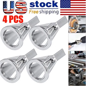 4X Deburring External Chamfer Tool Triangle Drill Bit Bolt Thread Repair Tool - Picture 1 of 12