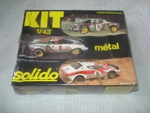SOLIDO KIT n°73K : Lancia Stratos rallye - boîte d'origine, neuf sous blister - Imagen 1 de 4