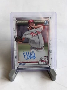 2020 Bowman Chrome Erik Miller Autograph Auto Philadelphia Phillies - Bild 1 von 1