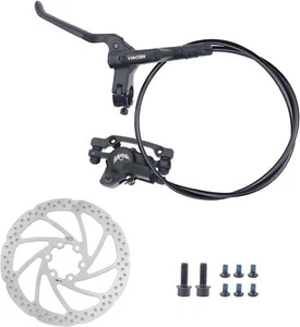 MTB Hydraulic Brake Set Bike Disc Brakes Kit with Left Front 800Mm 160Mm Rotors - Picture 1 of 5