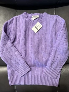 J. Crew Crewcuts Girls Collection Cashmere Cable- Knit Sweater - Picture 1 of 2