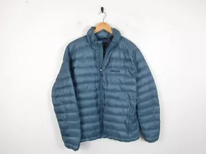 Marmot Men’s Azos Lightweight 700 Fill Goose Down Jacket Blue Size L - Picture 1 of 13