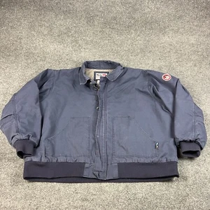 Walls Jacket Mens 5XL Blue Workwear FR Fire Resistant 3 Hrc ATPV 37.5 2112 - Picture 1 of 18