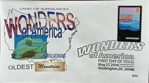 Segunda Guerra Mundial Colorprint 4045 Maravillas de América Apalaches, montañas más antiguas - Imagen 1 de 1