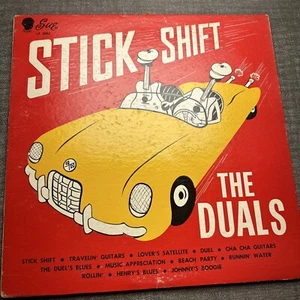 The Duals Stick Shift Cartoon Cover ! 1961 Sue LP 2002 Mega Rare Lp ! - Picture 1 of 24