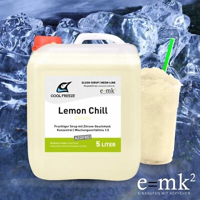 Slush Syrup 5L | Lemon Chill (White Lemon) | Azo Free Concentrate | Professional - Image 1 of 4