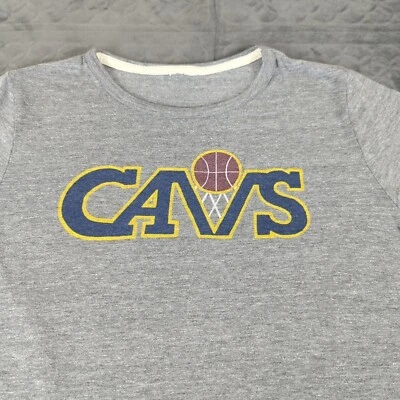 Cleveland Cavaliers Shirt Homage Retro Logo Gray Short Sleeve Women XS - Image 1 of 4