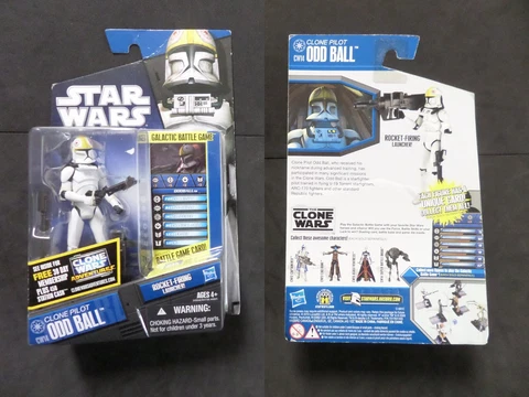 star wars action figures The Clone Wars: Clone Pilot Odd Ball CW14 Cover