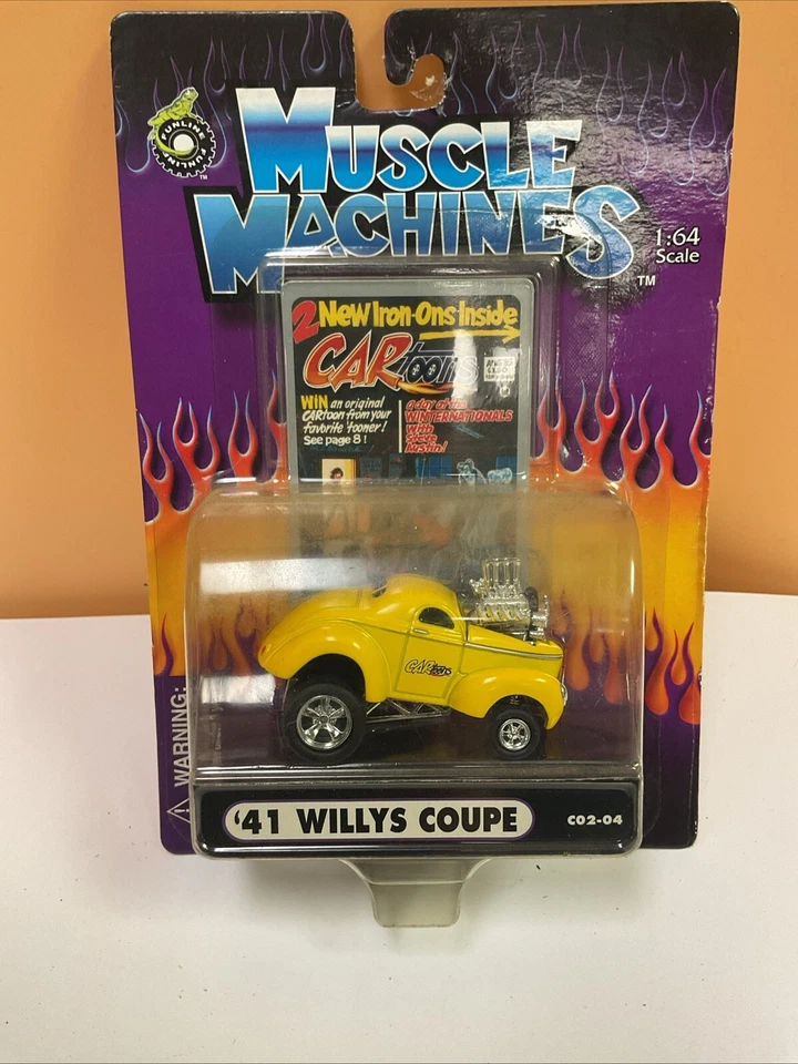 MUSCLE MACHINES 40 WILLYS PU 1/64TH SCALE (NEW) - Image 1 of 1